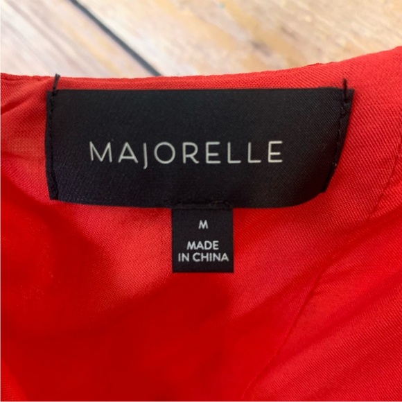 MAJORELLE Marissa Candy Apple Lace up Maxi Dress - Picture 11 of 13